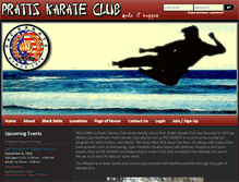Tablet Screenshot of pkckarate.com